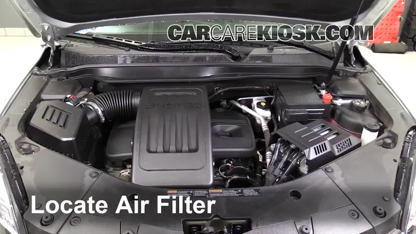 2016 Chevrolet Equinox LT 2.4L 4 Cyl. Air Filter (Engine) Replace